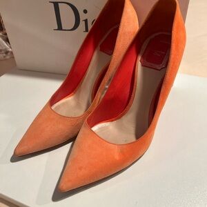 Dior Vibrant Orange Heels